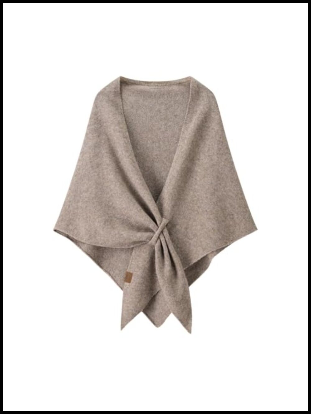 Women's Pashmina Shawl Wrap - Solid Color Knitted Scarf Cardigan